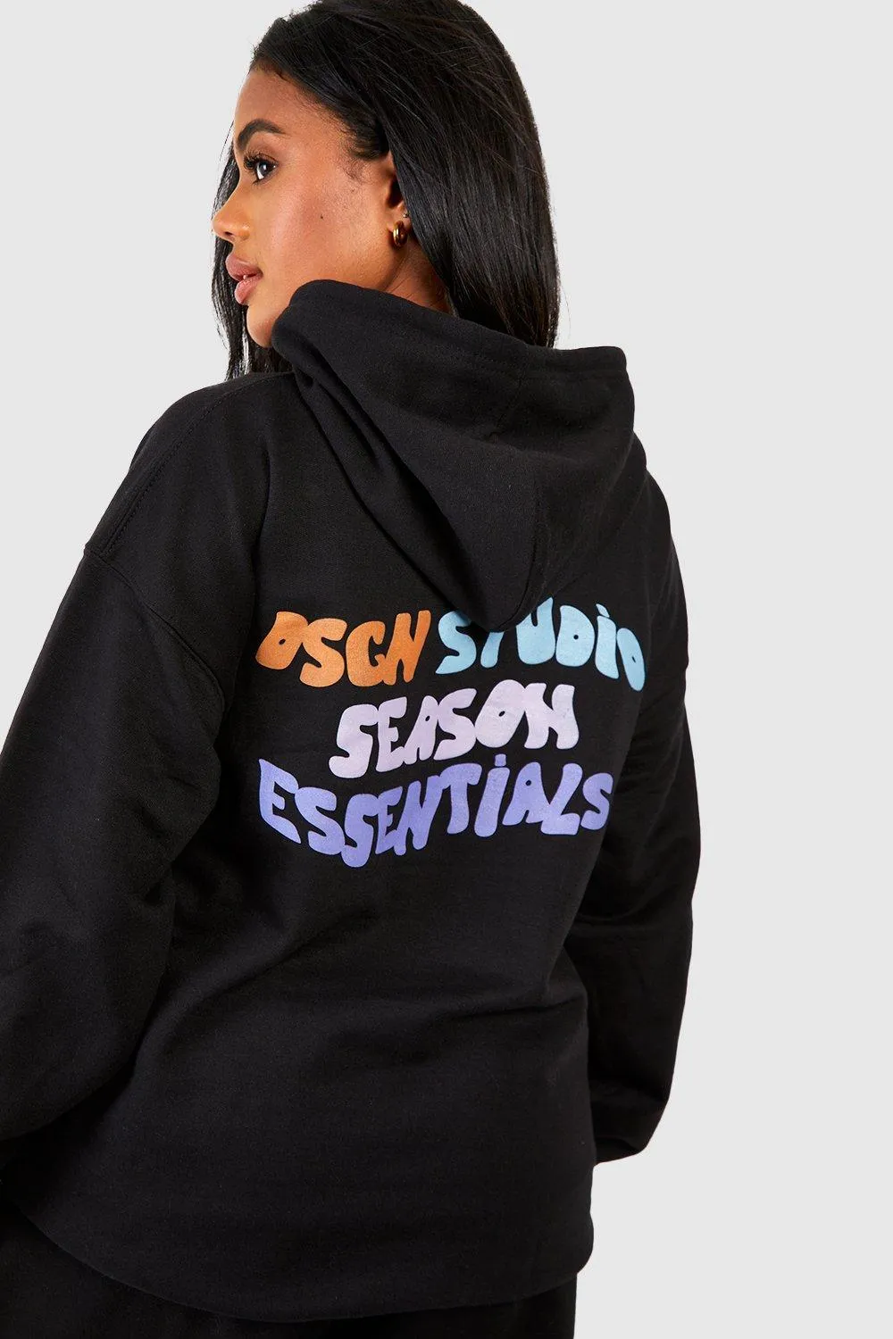 Hoodies & Sweatshirts | Dsgn Studio Slogan Oversized Hoodie | boohoo