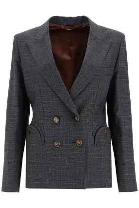 hunley double-breasted wool blazer