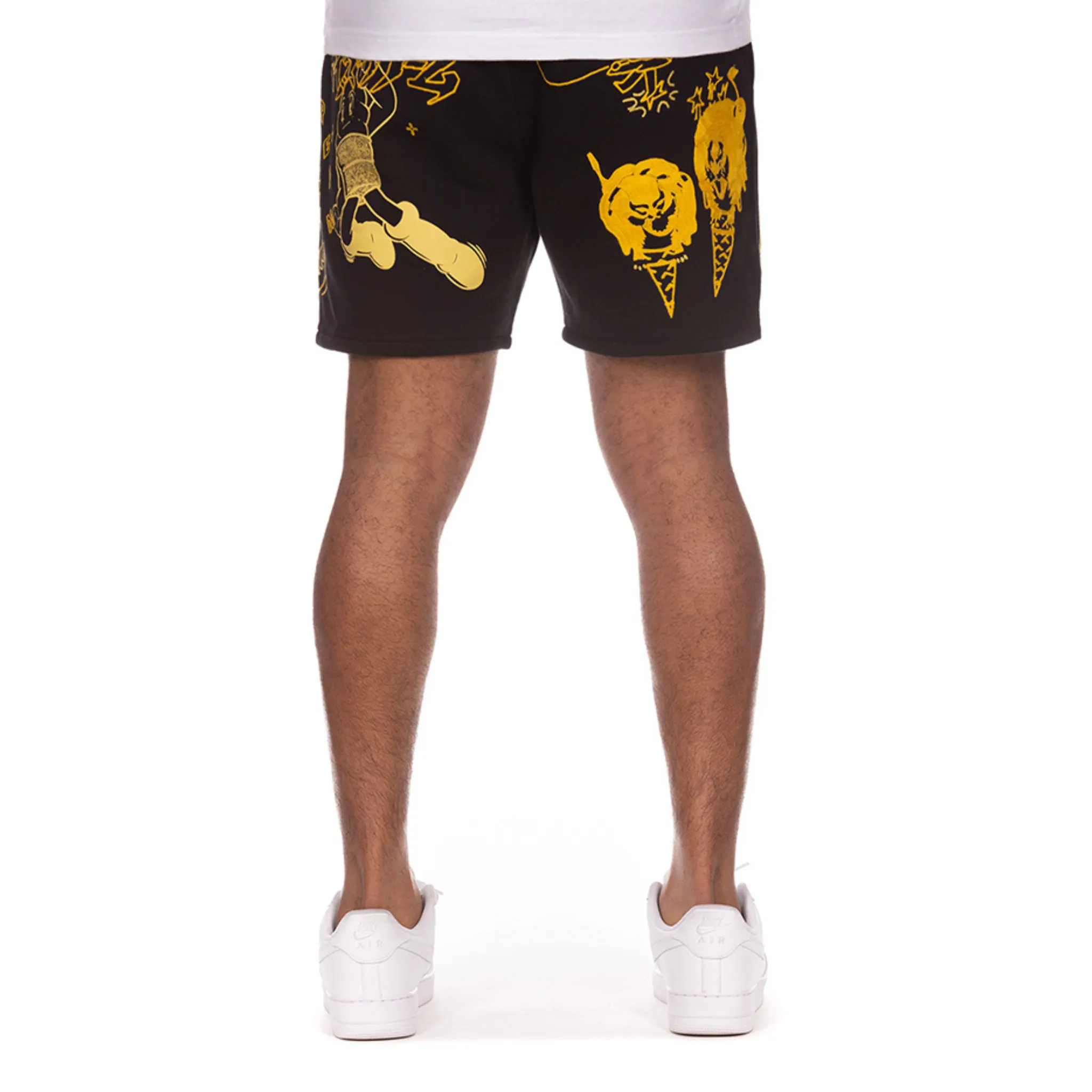 Icecream Scoop Sweatshorts (Black)