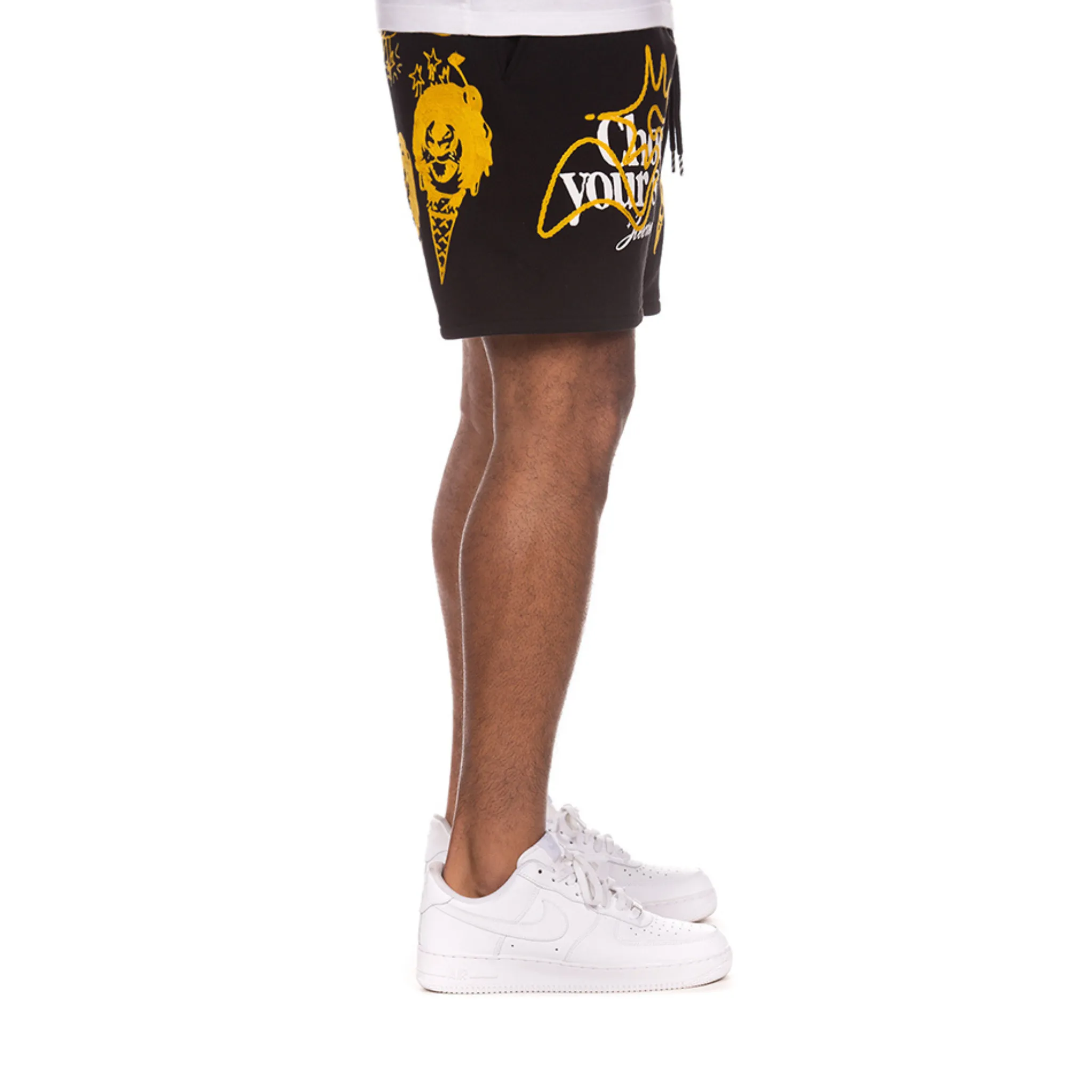 Icecream Scoop Sweatshorts (Black)