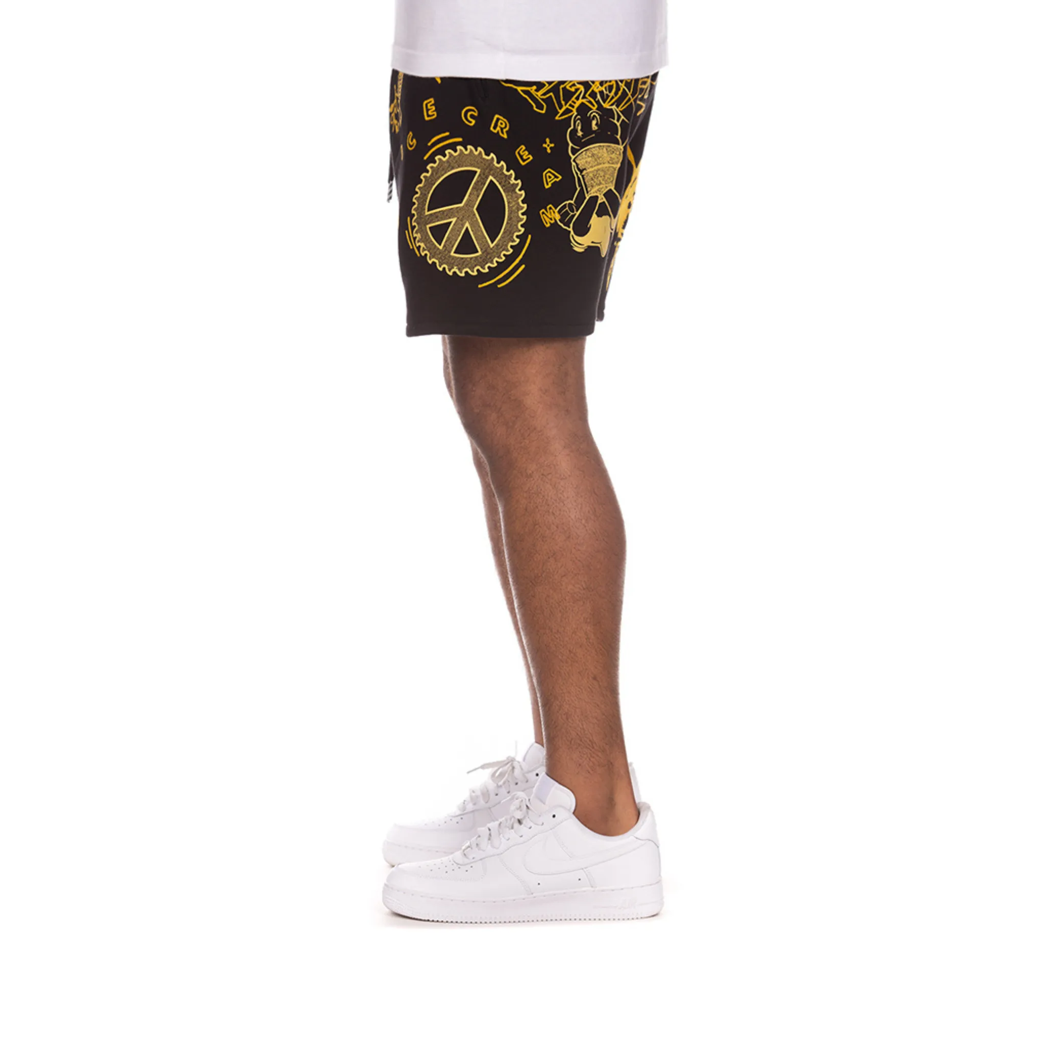 Icecream Scoop Sweatshorts (Black)