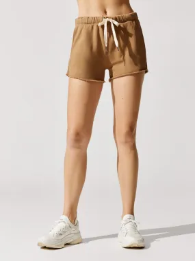 Ines Cut Off Sweatshort - Russet