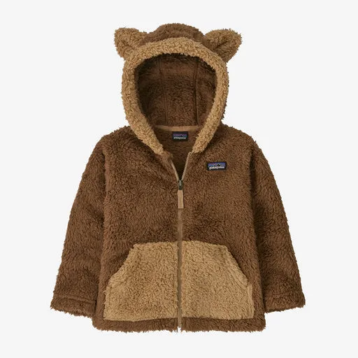 Infant's Patagonia | Baby Furry Friends Hoody | Moose Brown