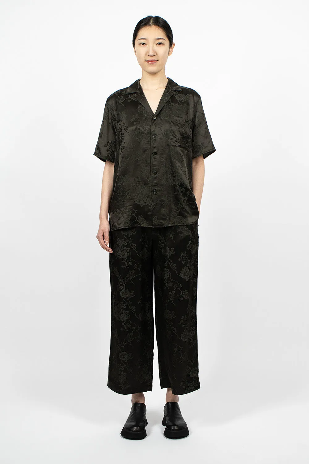 Jacquard Pull On Pant Dark Slate