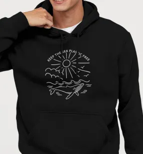 Keep The Sea Plastic-Free | Vegan Hoodie