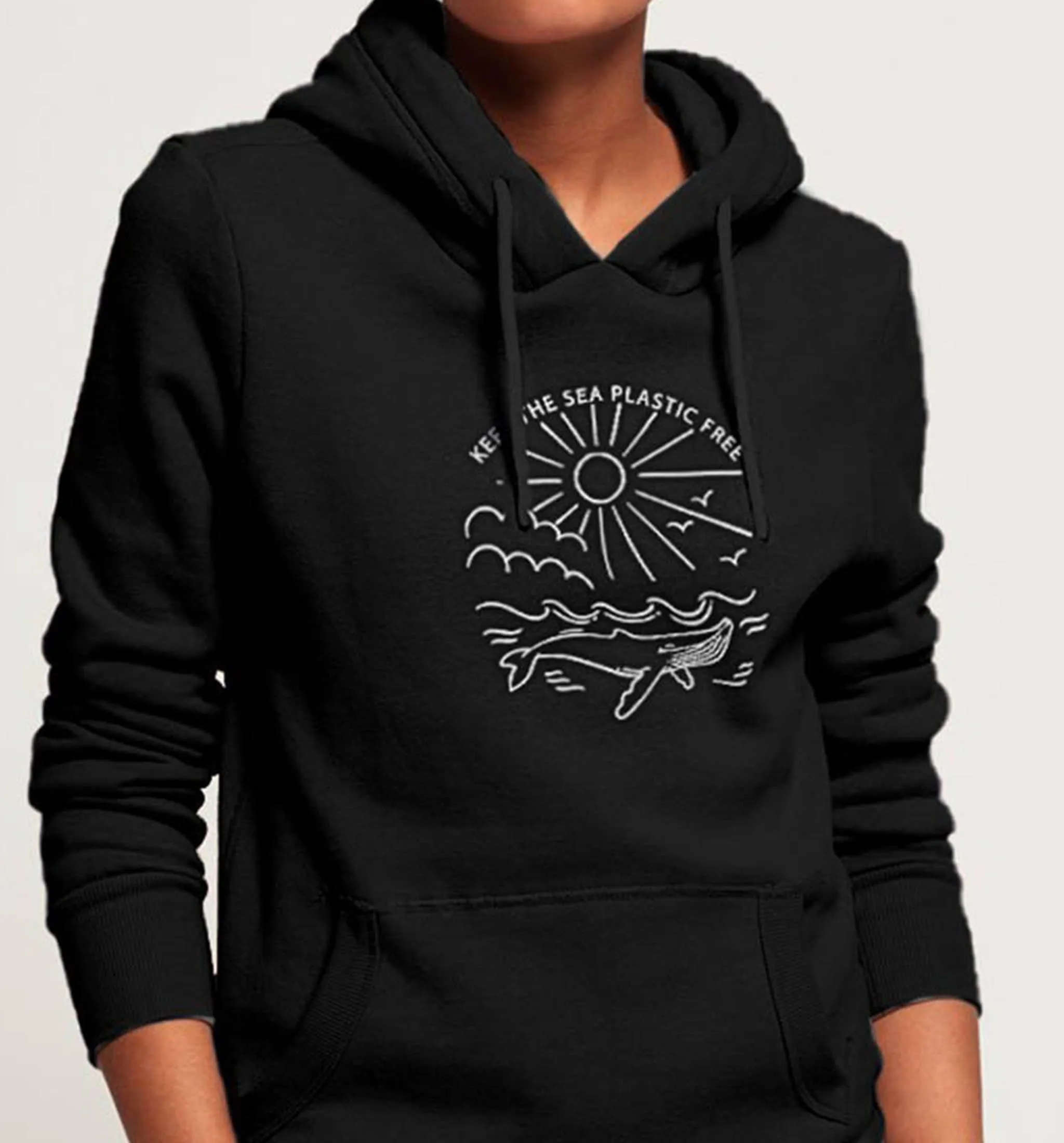 Keep The Sea Plastic-Free | Vegan Hoodie