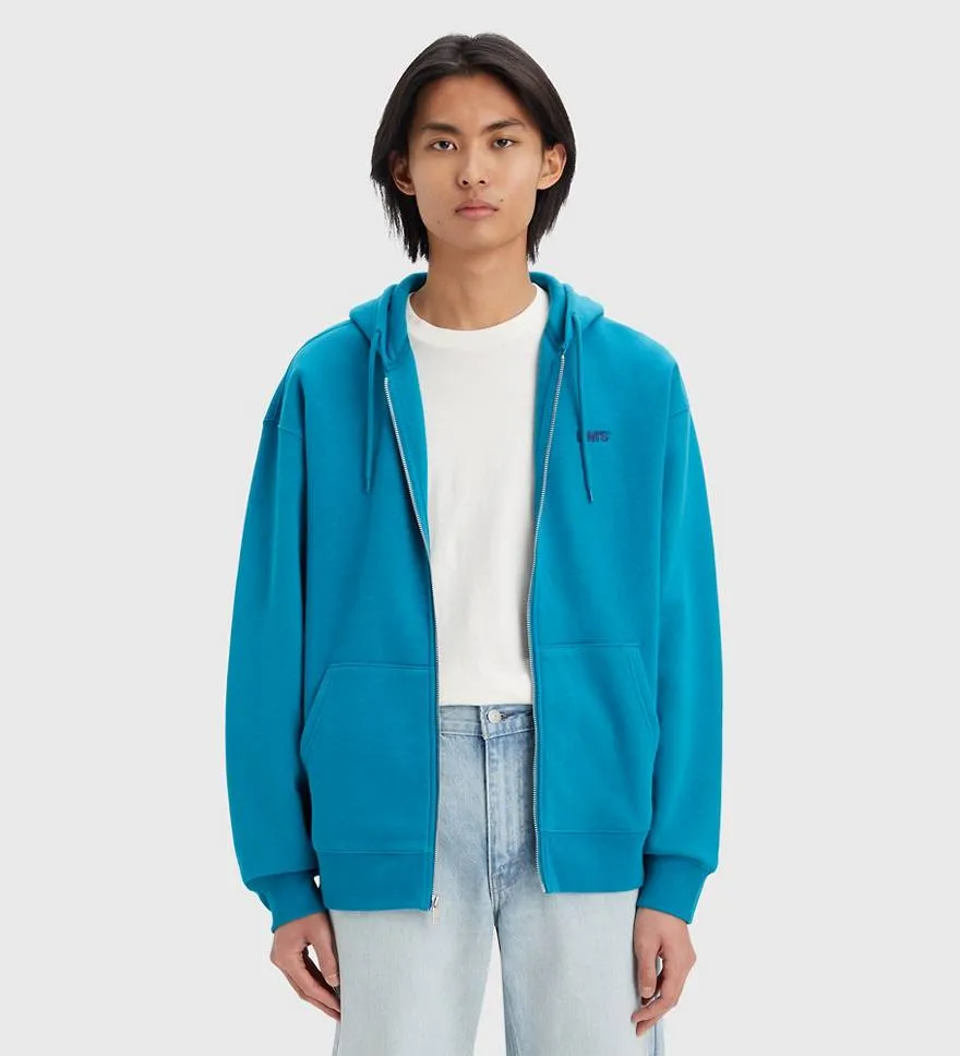 Levis Seasonal Zip Up In Ocean Depths