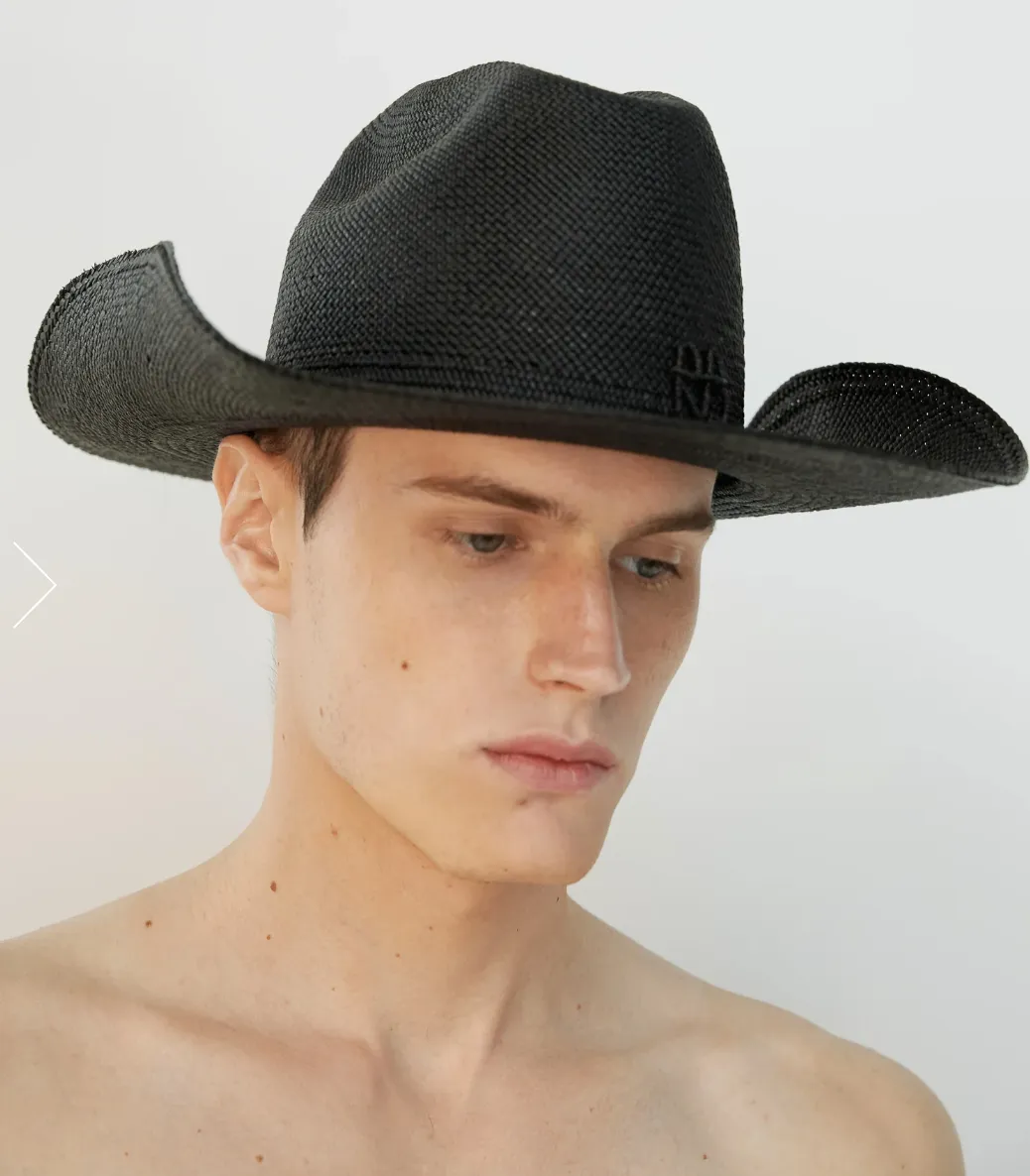 Logo Embellished Cowboy Hat