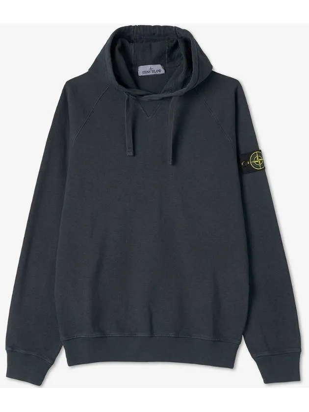 logo patch hood gray