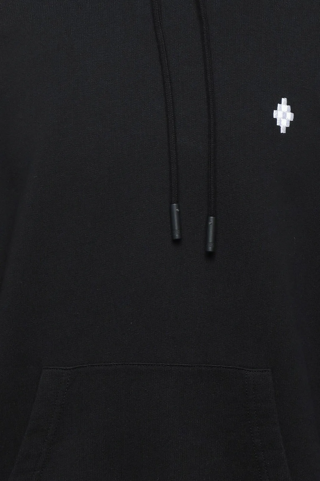 Marcelo Burlon Embroidered Cross Logo Black Hoodie