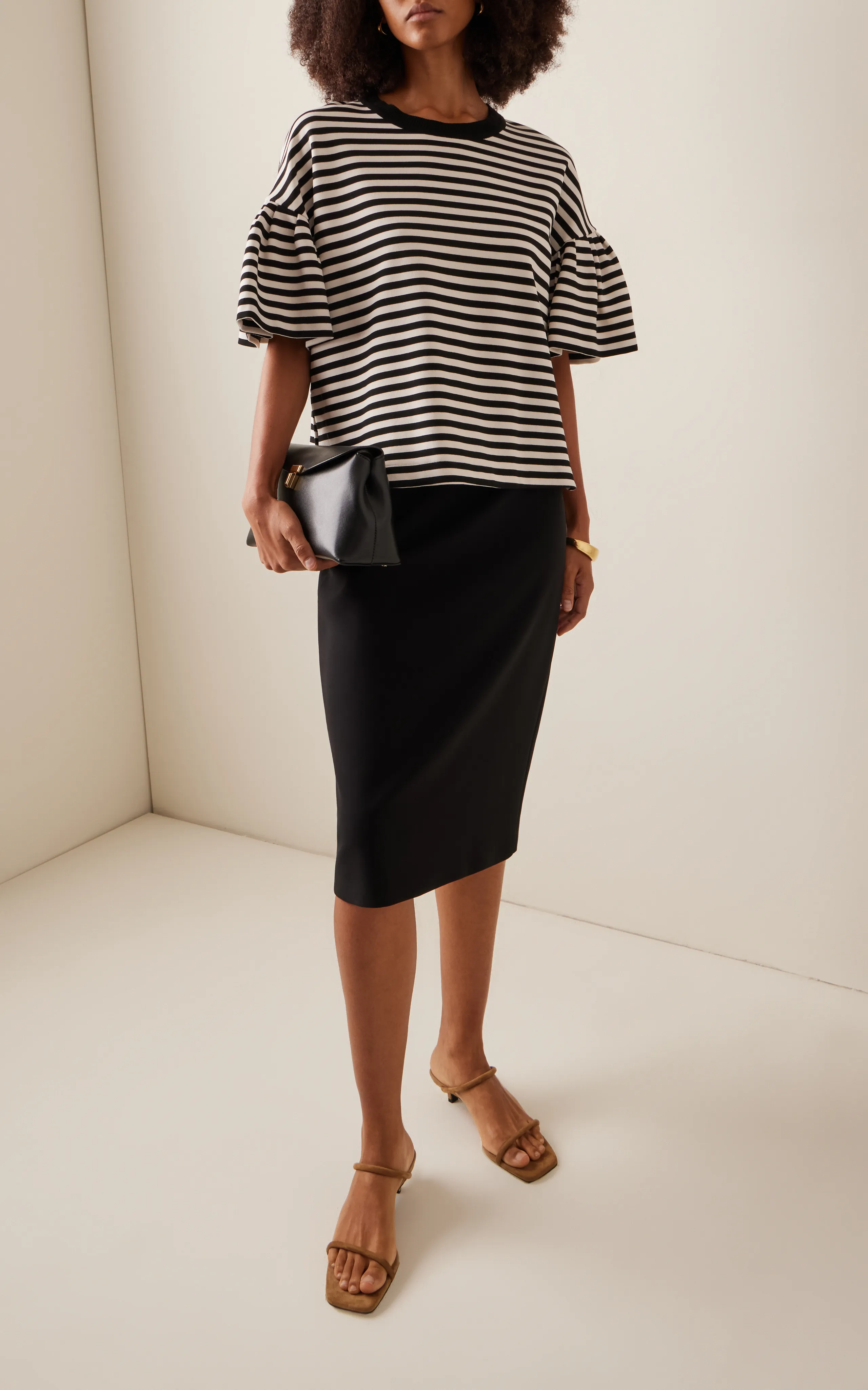 Max Mara Lubiana Stretch-Knit Skirt