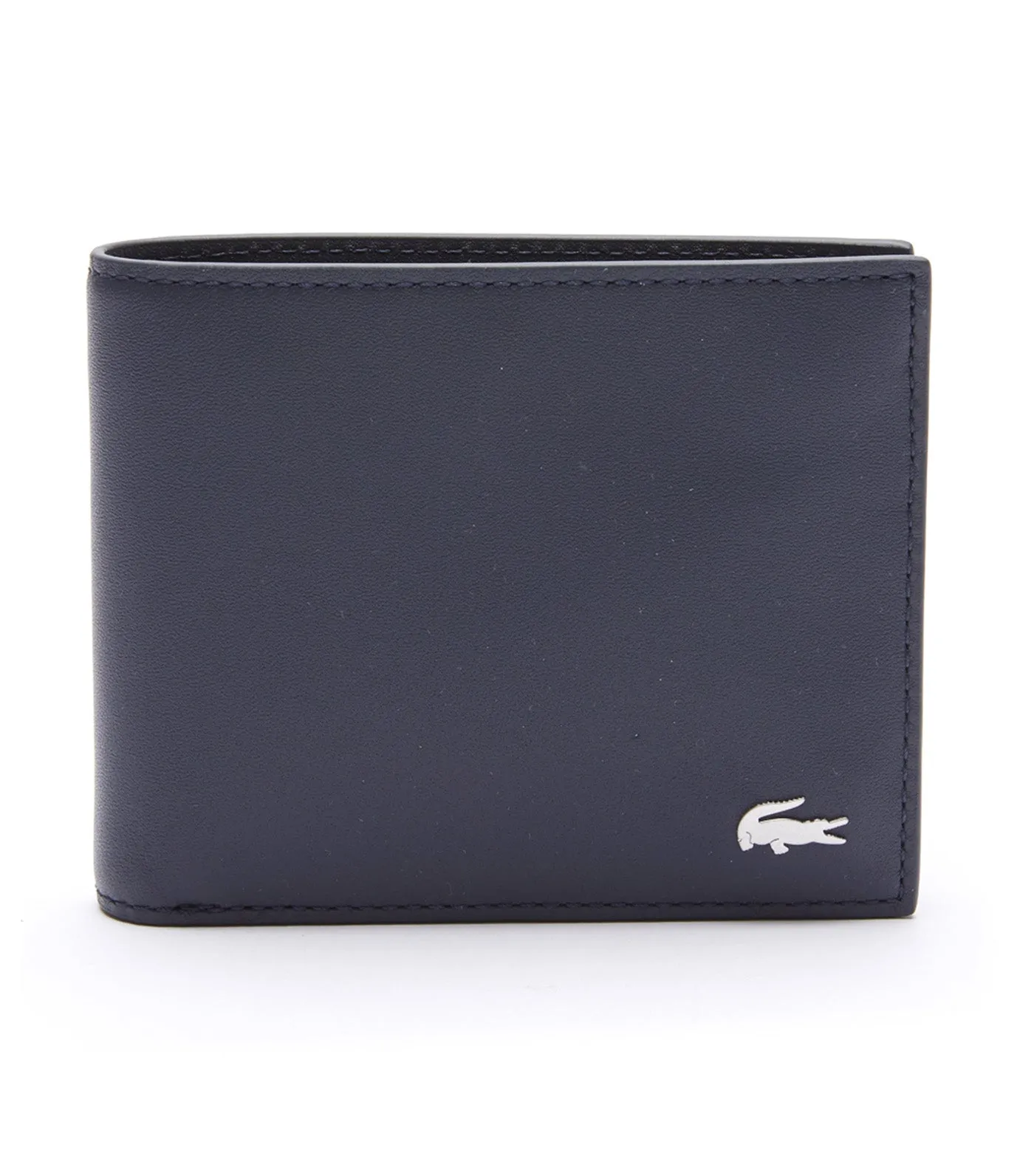 Men's FG Leather Six Card Wallet Peacoat