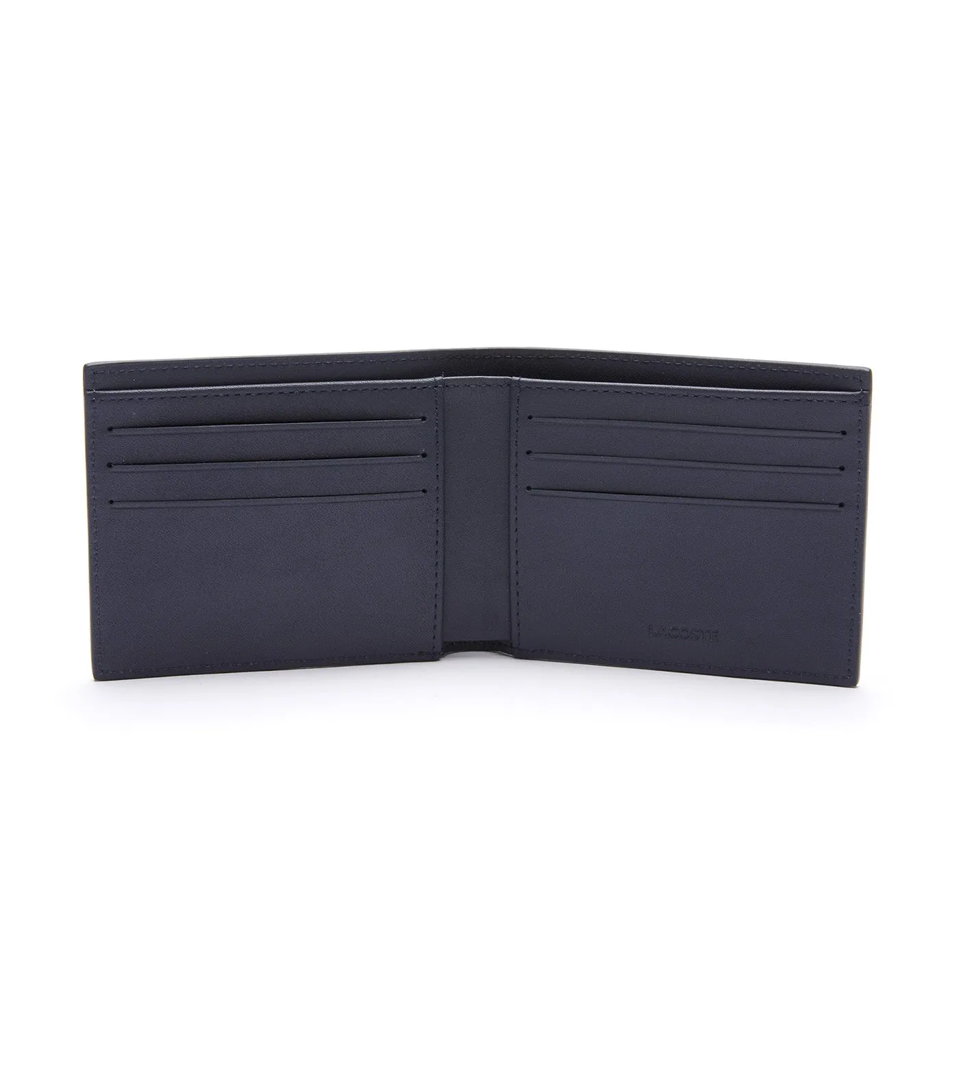 Men's FG Leather Six Card Wallet Peacoat