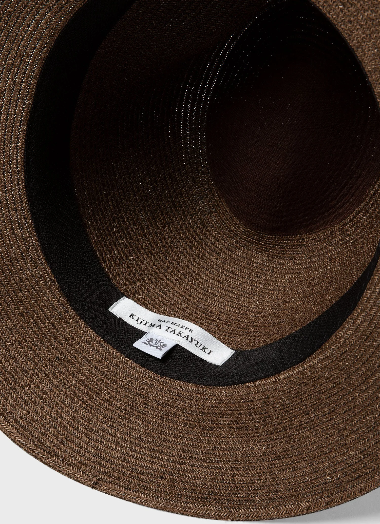 Men's Kijima Takayuki Paper Hat in Brown