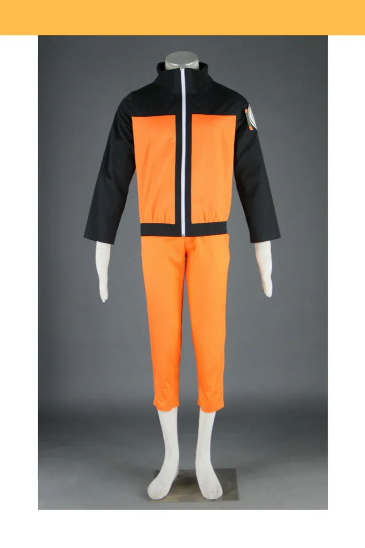 Naruto Uzumaki Shippuden Cosplay Costume