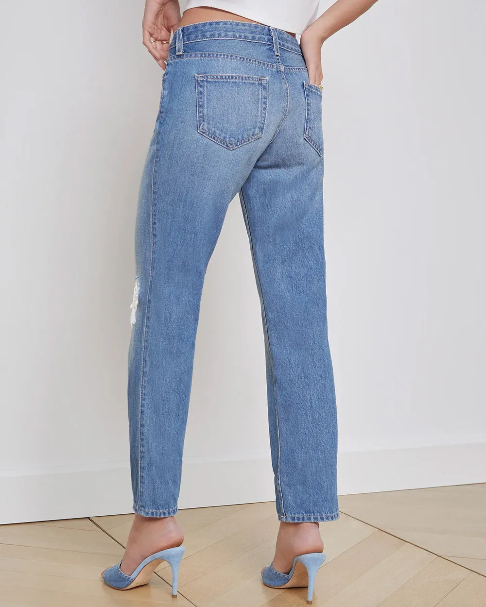 Neiva Low Rise Straight Slouch Jean in Hilmar