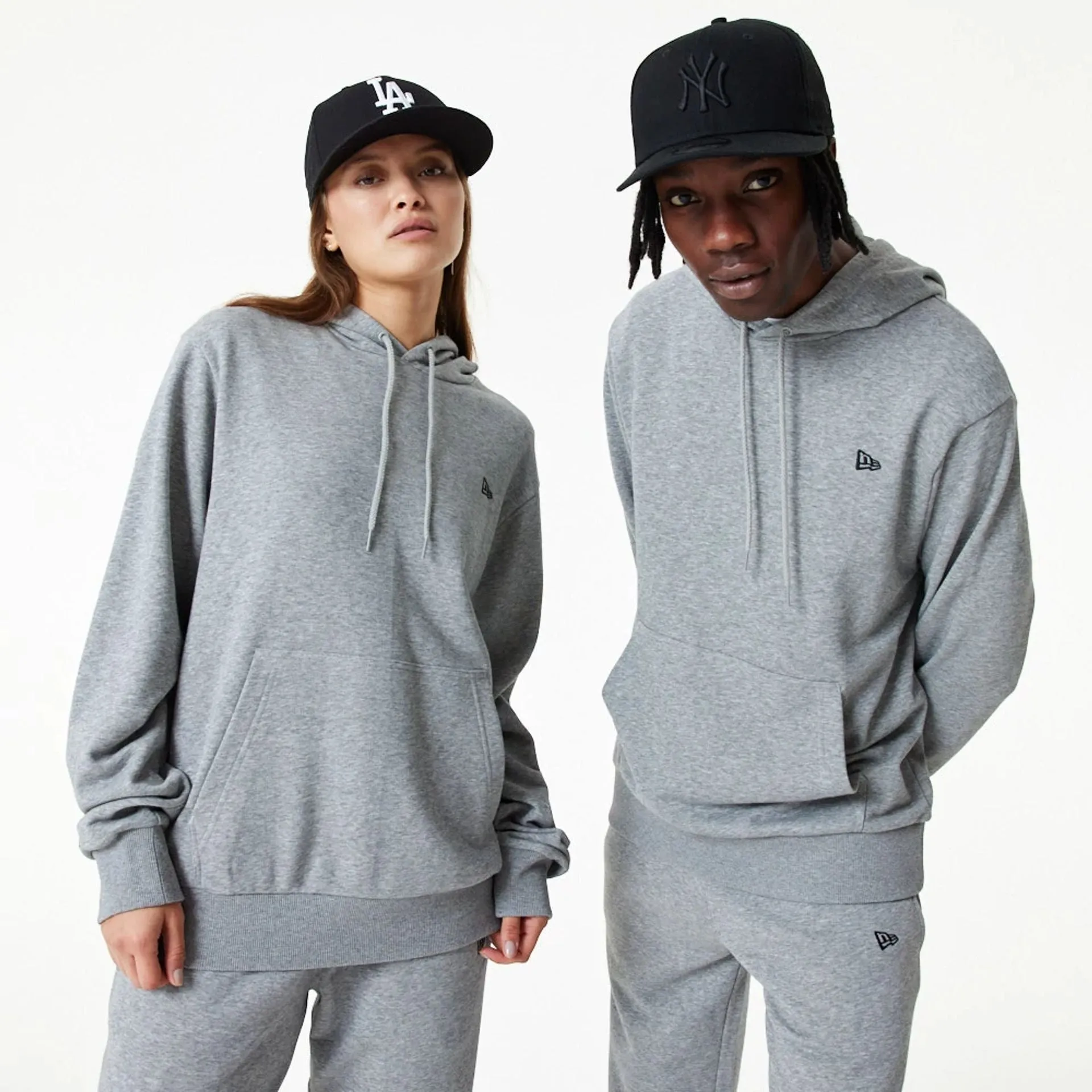 New Era Essential Grey Pullover Hoodie