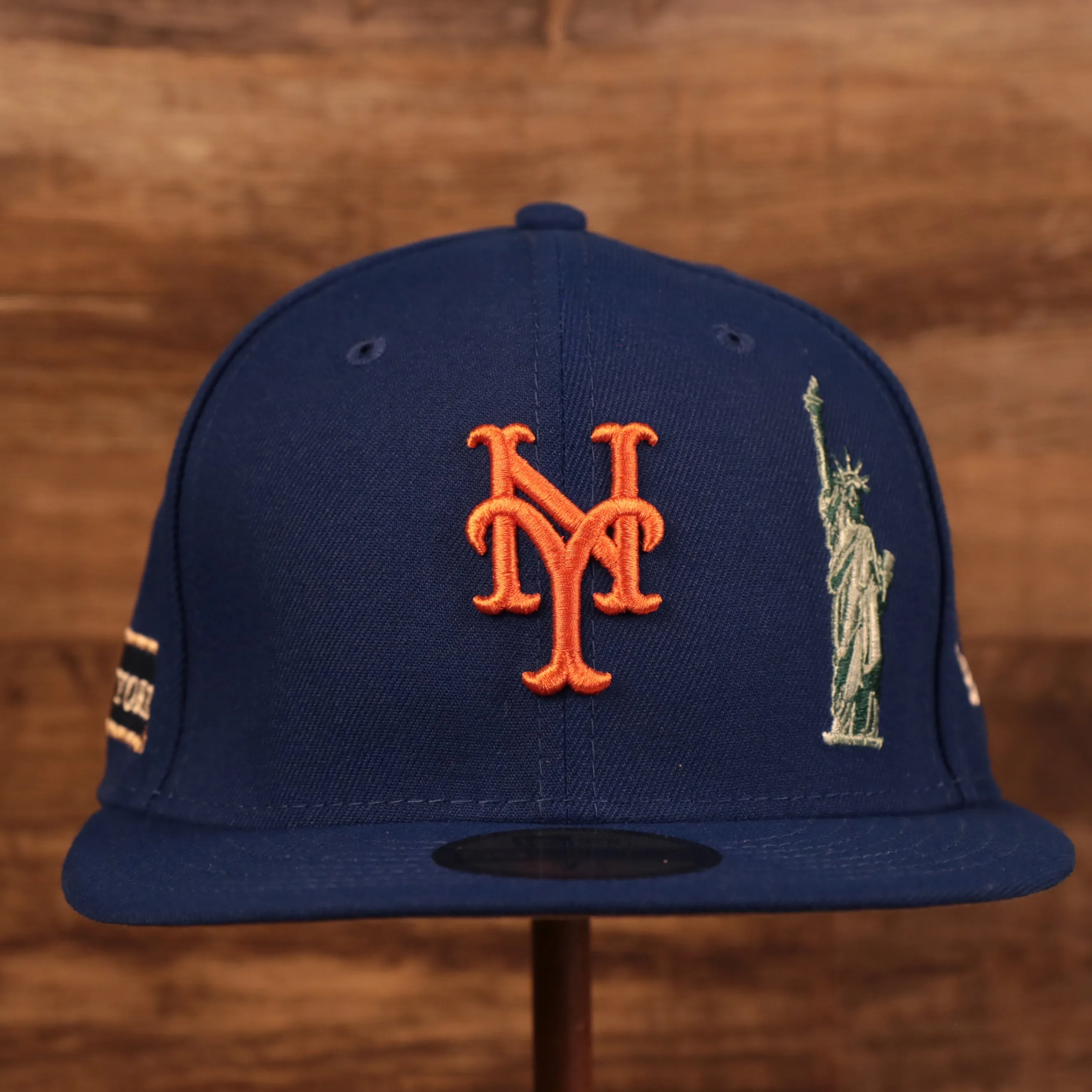 New York Mets City Transit All Over Side Patch Gray Bottom 59Fifty Fitted Cap