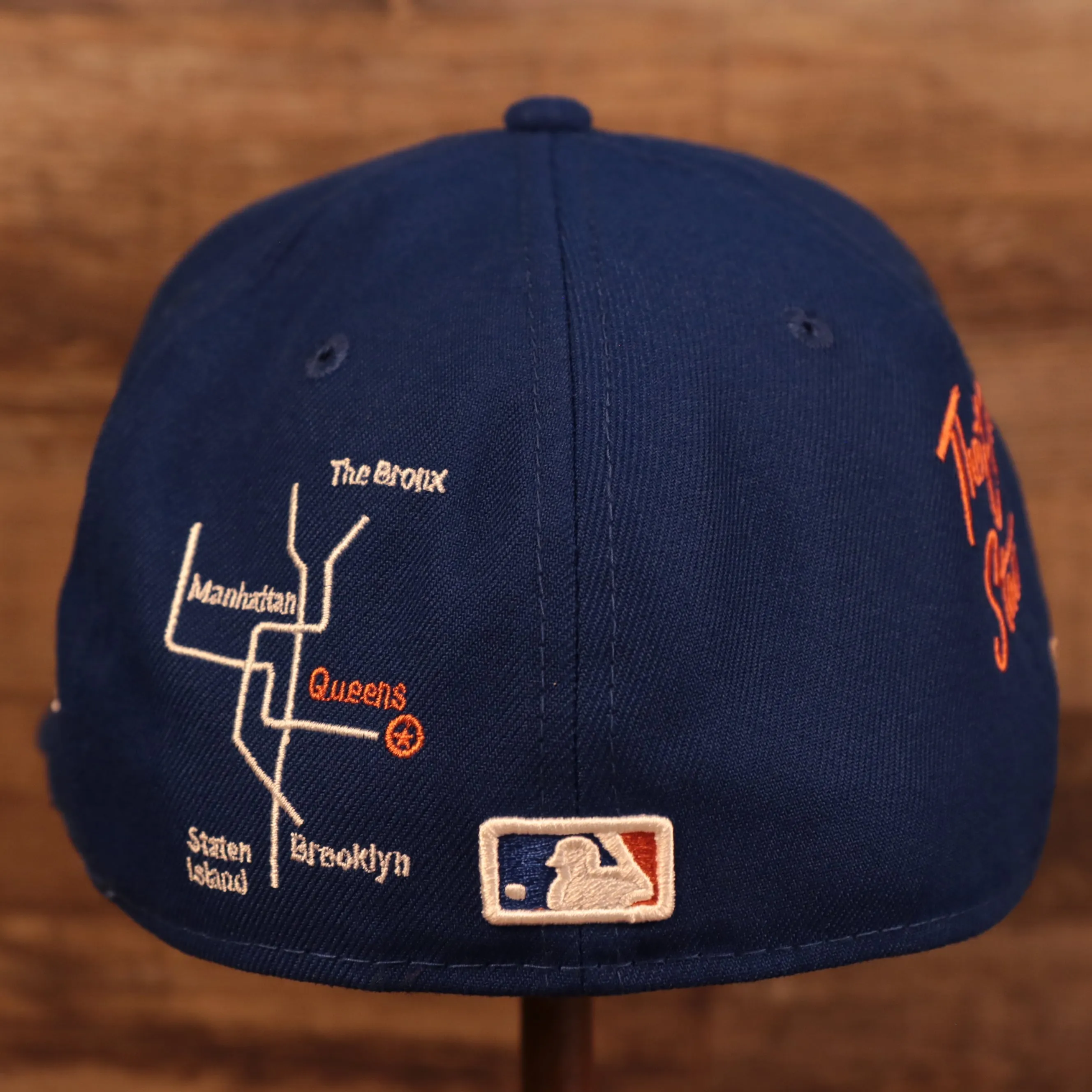 New York Mets City Transit All Over Side Patch Gray Bottom 59Fifty Fitted Cap