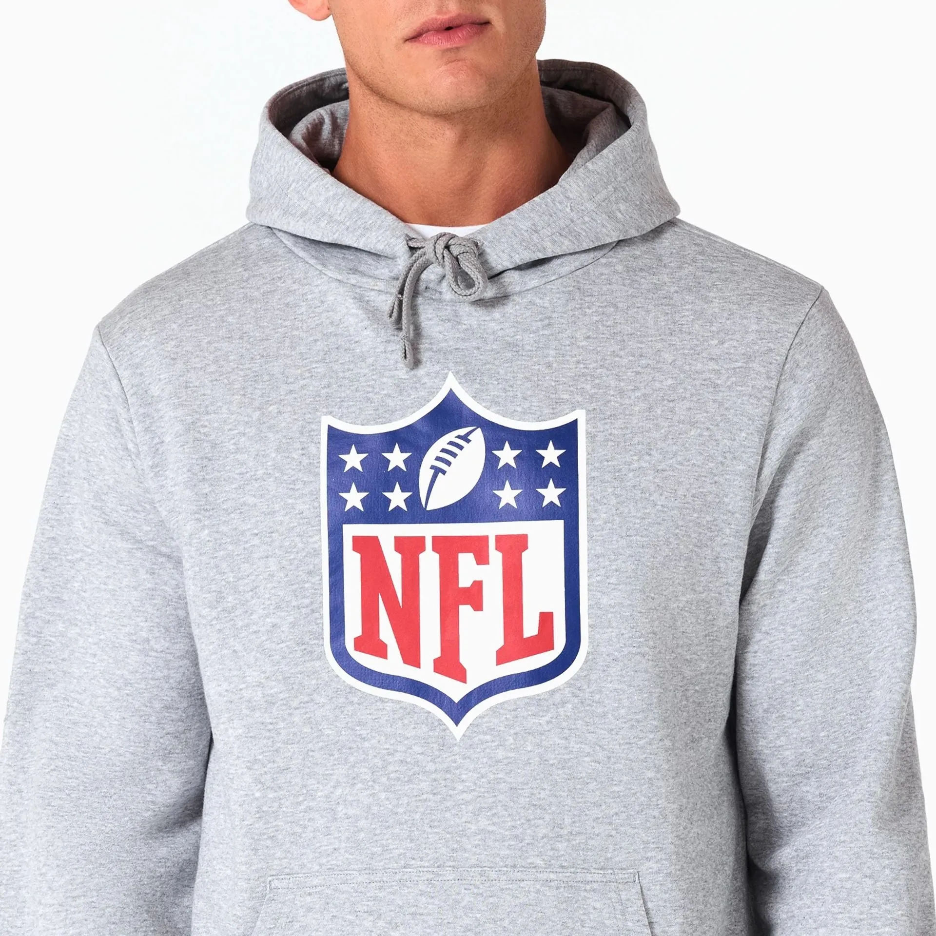 NFL Shield Logo NFL Grey Pullover Hoodie