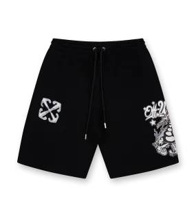 Off-White    Dragon Skate Sweatshort black