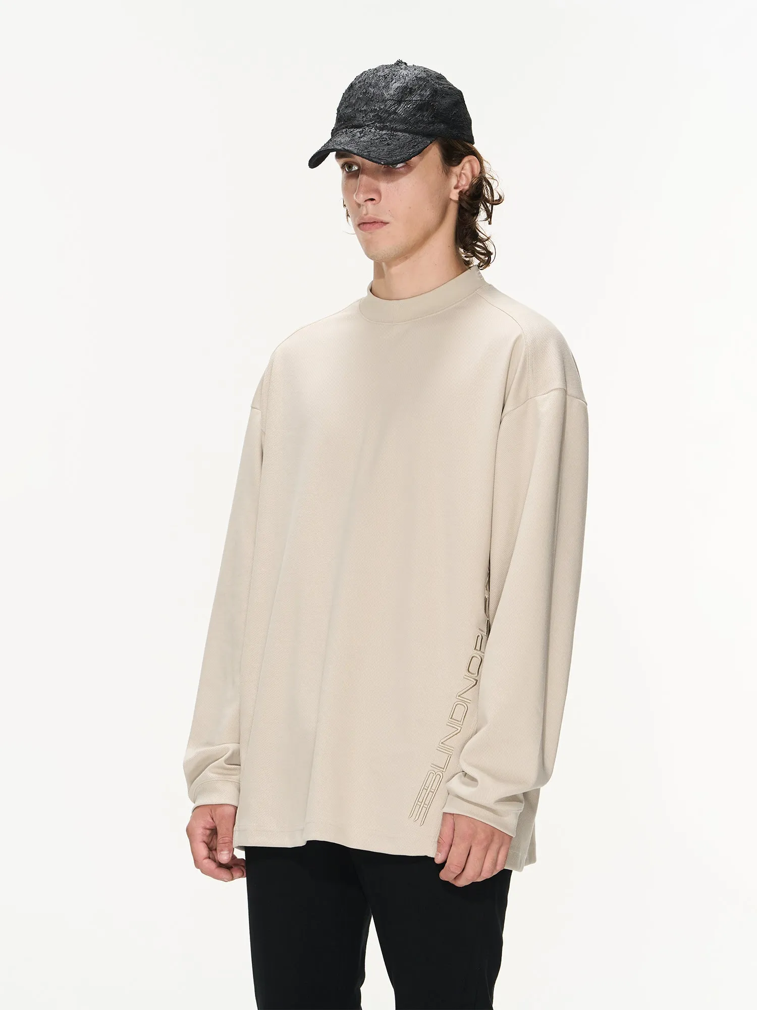 Oversize Letter Casual Pullover