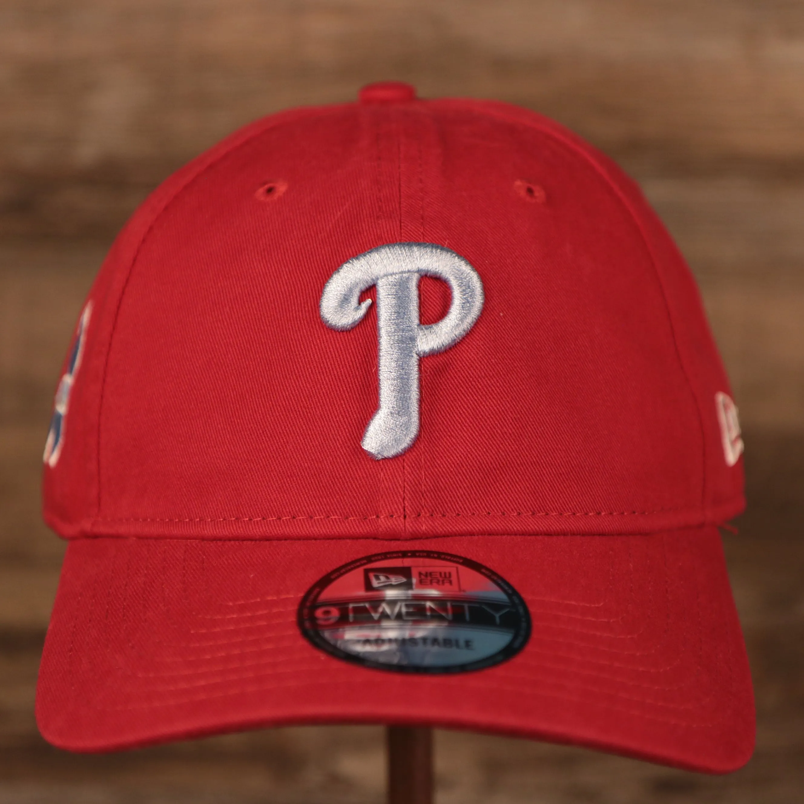 Philadelphia Phillies On Field Fathers Day 2021 9twenty Dad Hat | Phillies Red 920 2021 MLB On Field Fathers Day Hat