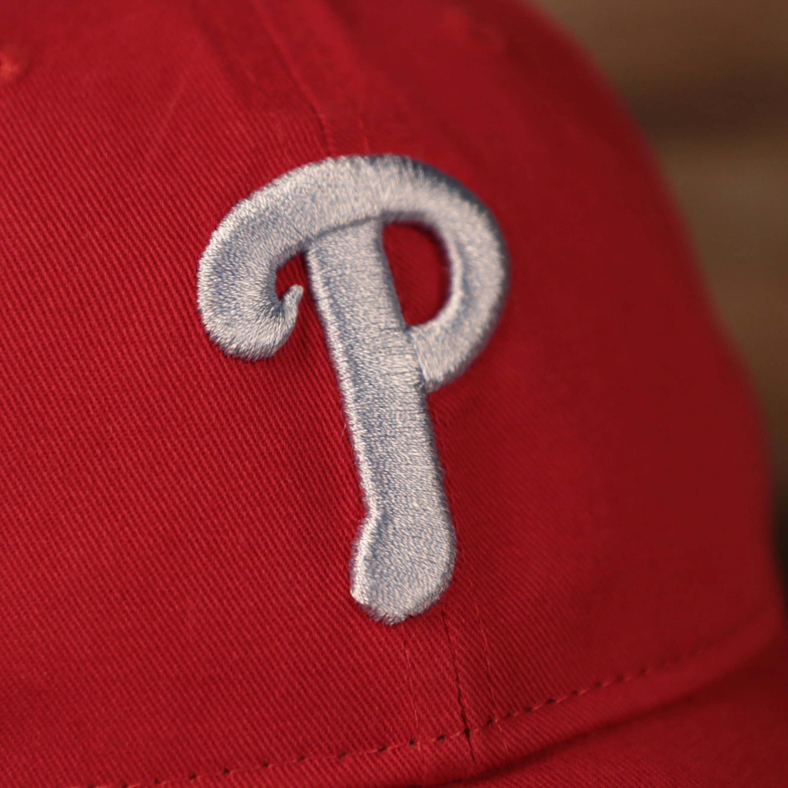 Philadelphia Phillies On Field Fathers Day 2021 9twenty Dad Hat | Phillies Red 920 2021 MLB On Field Fathers Day Hat