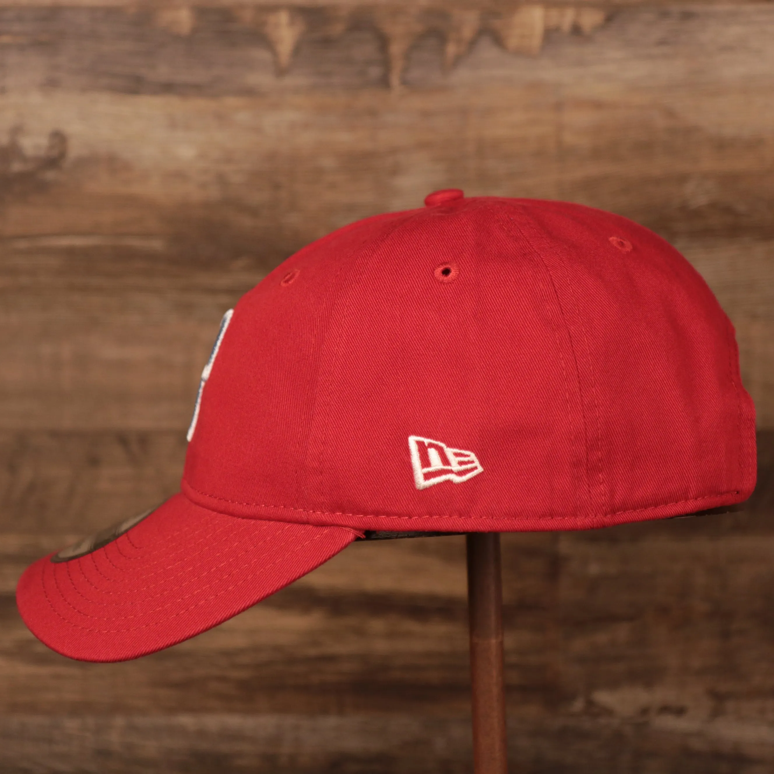 Philadelphia Phillies On Field Fathers Day 2021 9twenty Dad Hat | Phillies Red 920 2021 MLB On Field Fathers Day Hat