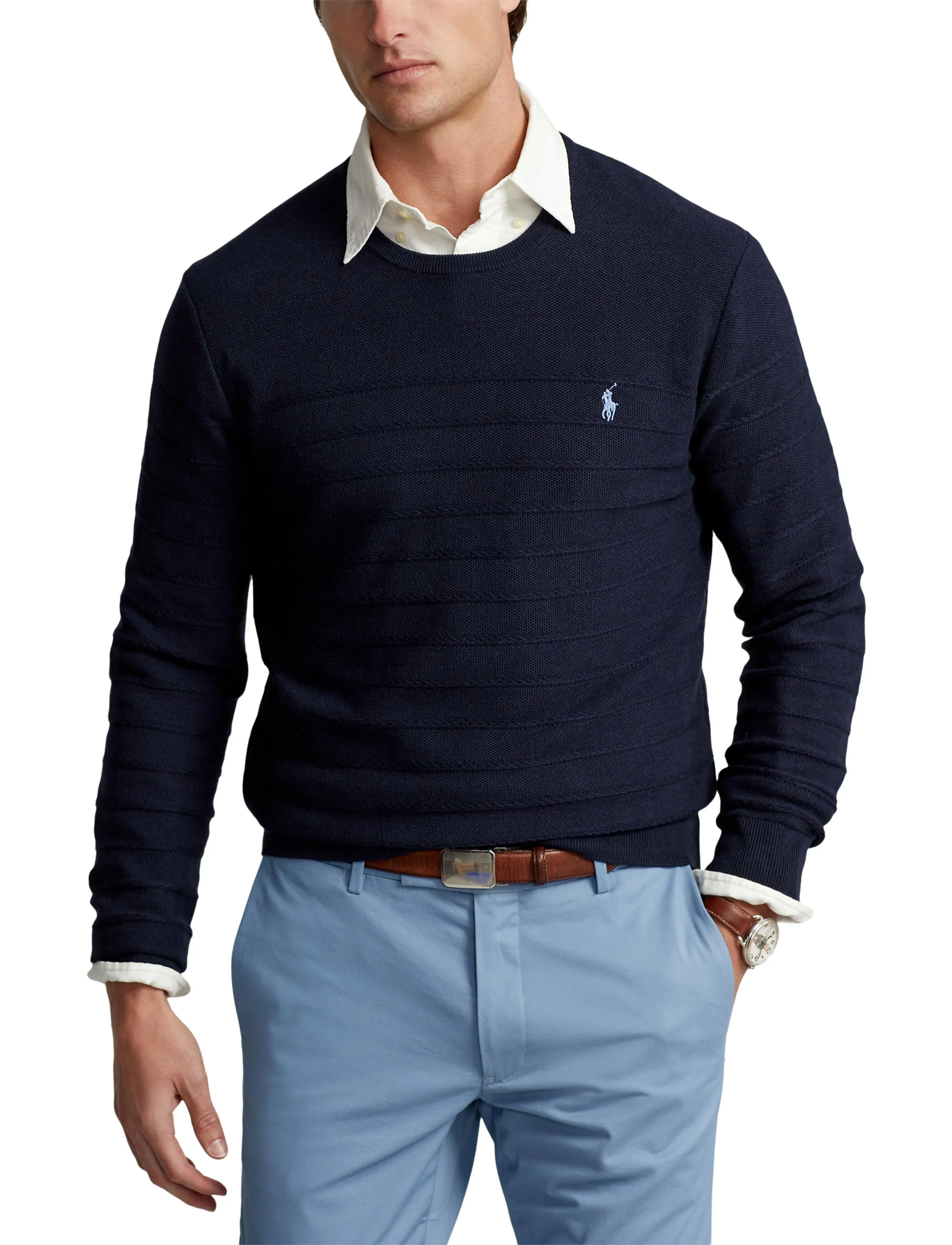 Polo Ralph Lauren LS Pullover Navy Heather