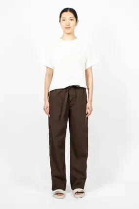 Poplin Pyjama Pants Coffee