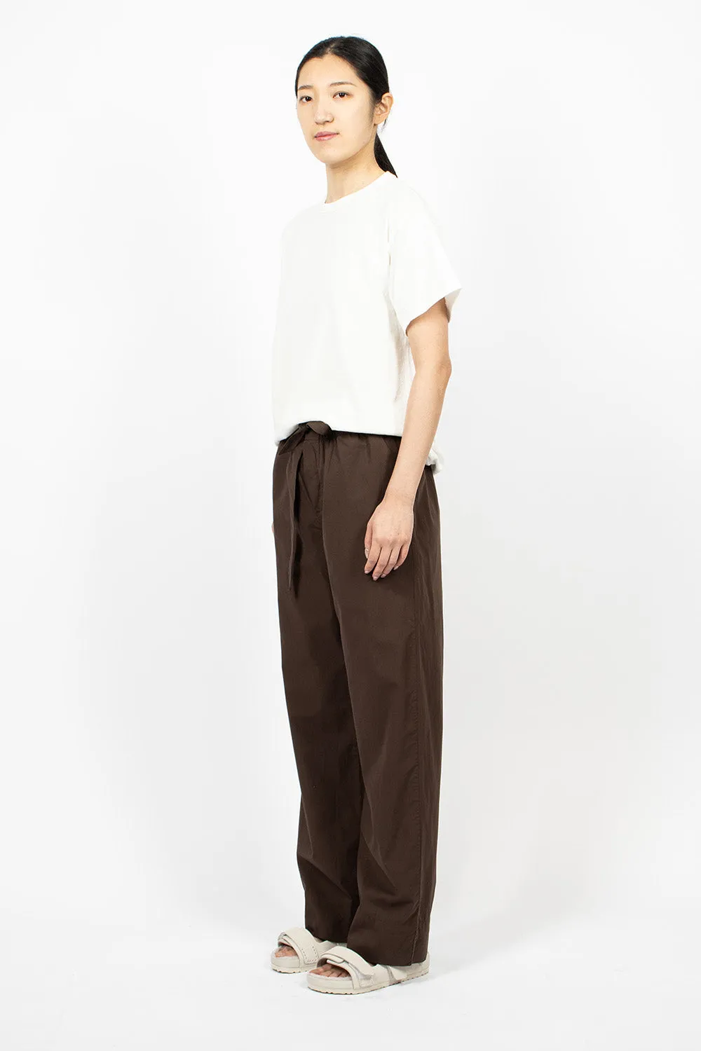 Poplin Pyjama Pants Coffee