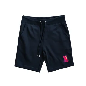 Psycho Bunny Apple Valley Embroidered Sweatshort (Black)