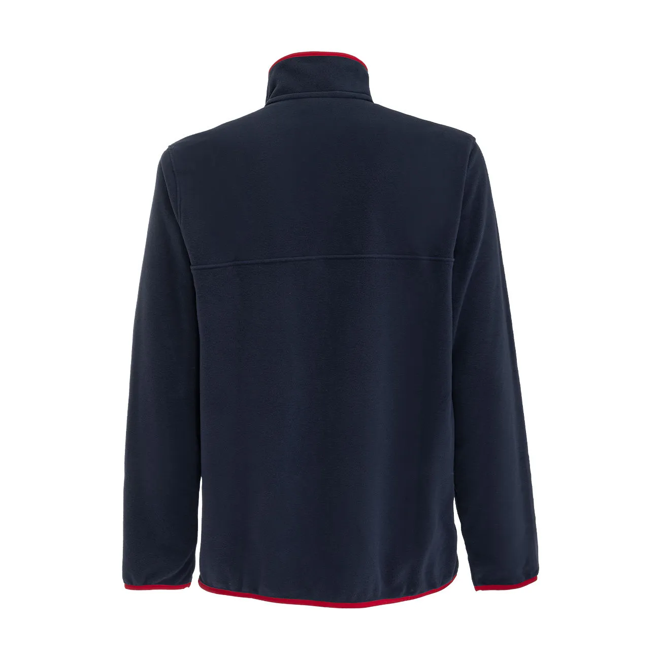 PULL SNAP-T IN PILE Uomo New Navy Classic Red