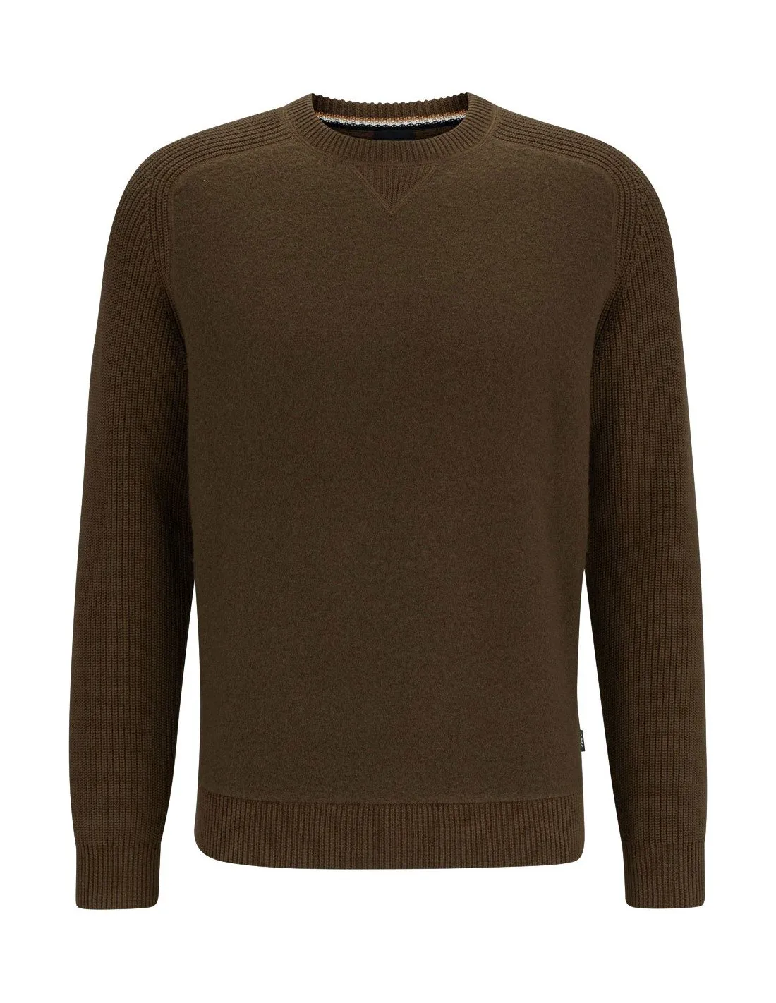 Pullover Hugo Boss uomo 50500672 Matero marrone