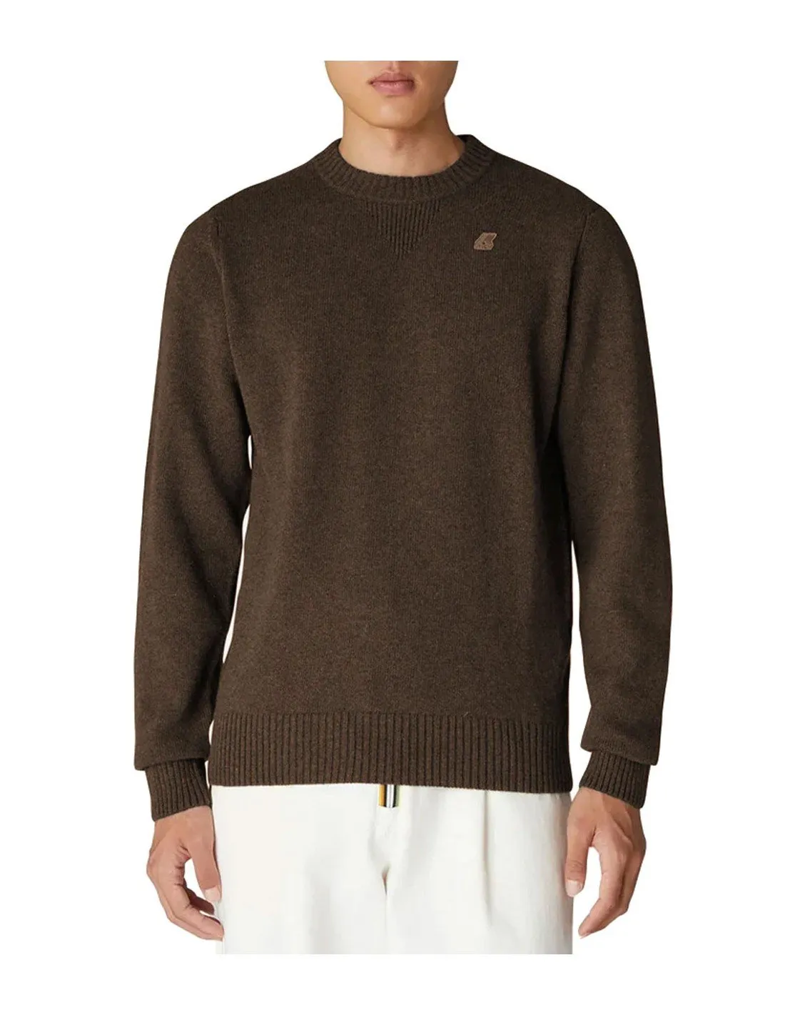 Pullover K-way uomo K2112PW Sebastien marrone