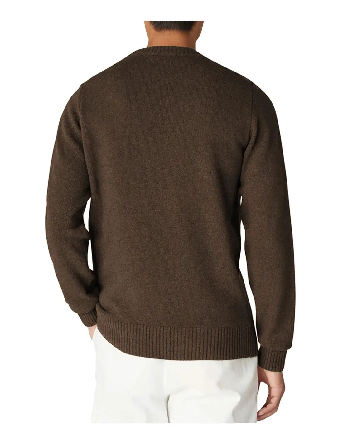 Pullover K-way uomo K2112PW Sebastien marrone