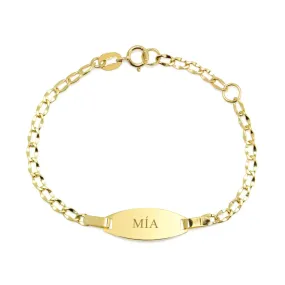 Pulsera Bebé Barbada Oro