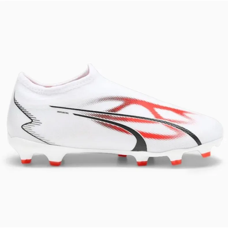 Puma Ultra Match Ll FG/AG Jr 107514-01 football shoes white white