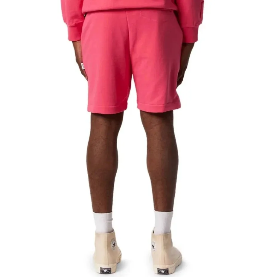 Purple Brand French Terry Sweatshort Wordmark Pink