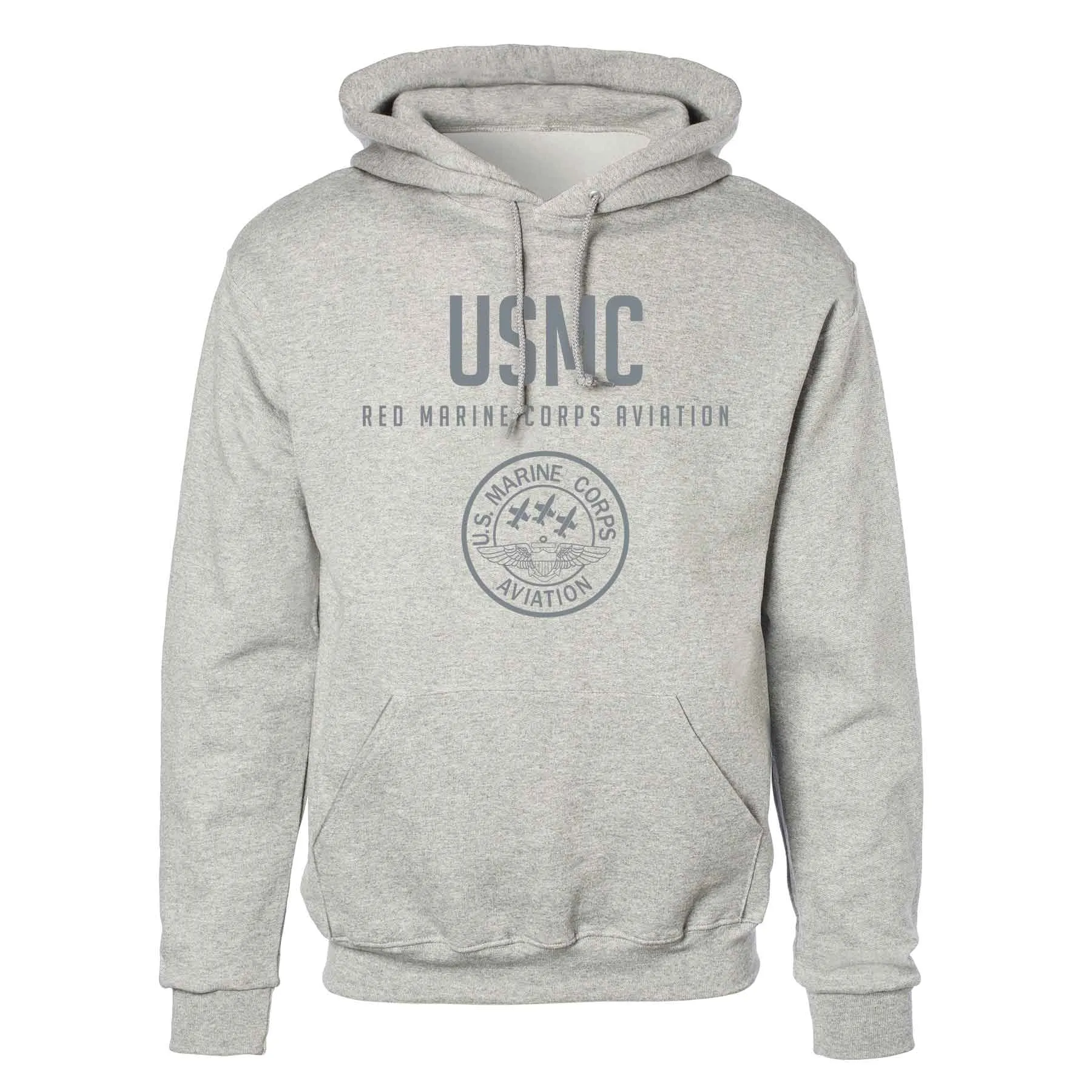 Red Marine Corps Aviation Tonal Hoodie