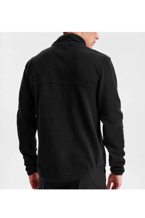 Resterds 1/4 Zip Fleece Pullover Black