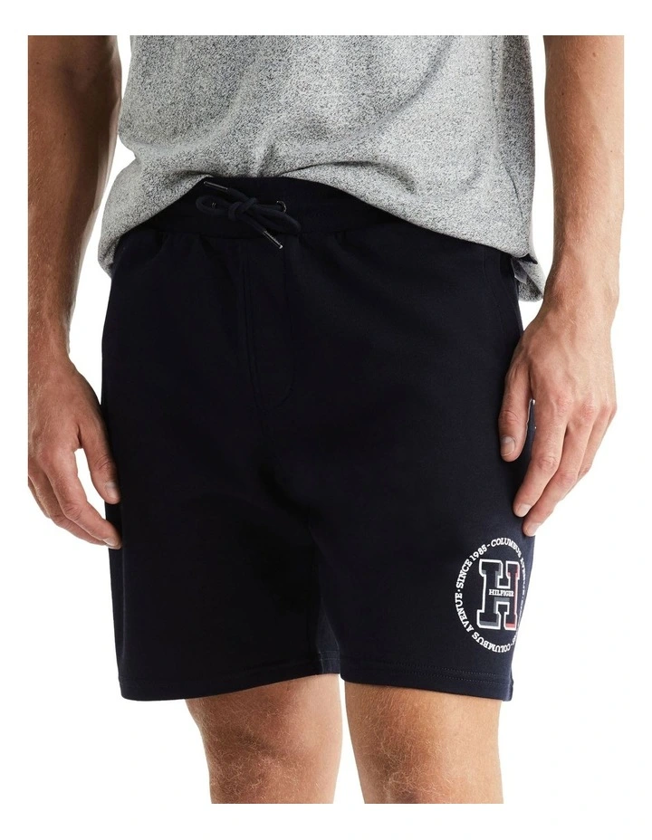 Roundel Sweatshort in Blue