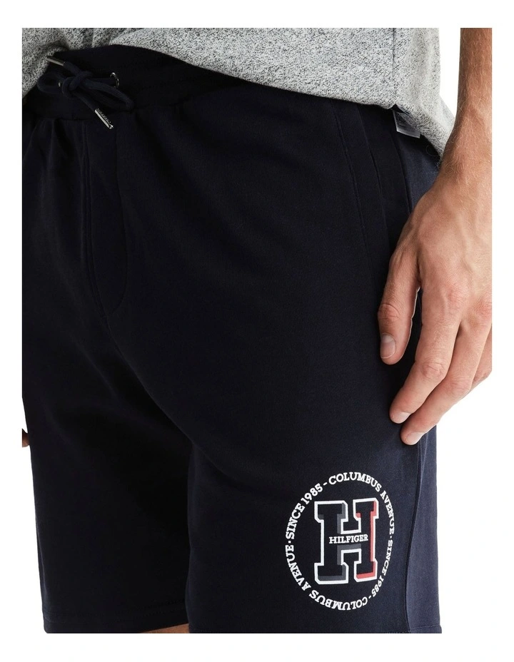 Roundel Sweatshort in Blue