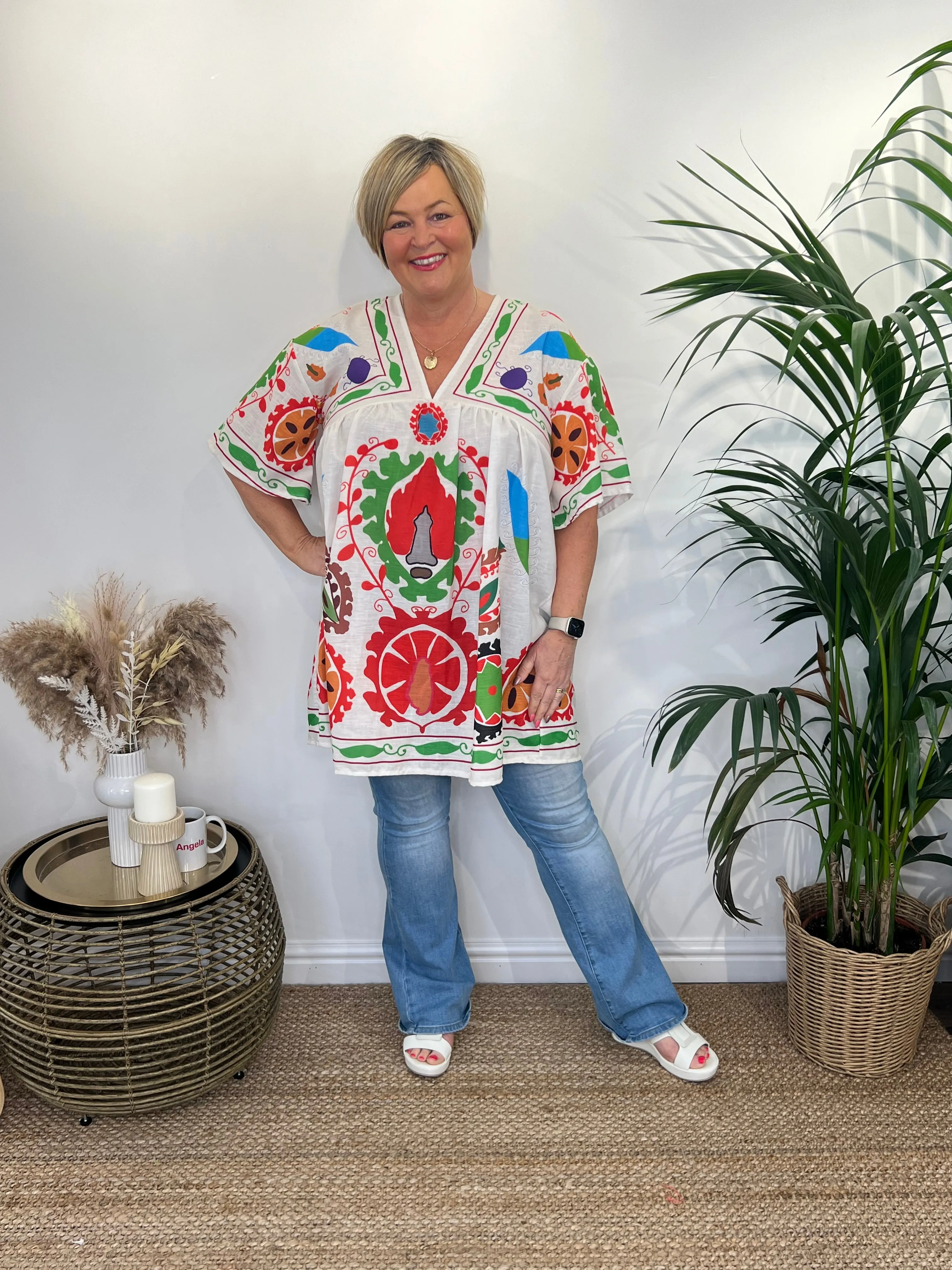 SALLY Smock Design Paisley Tunic