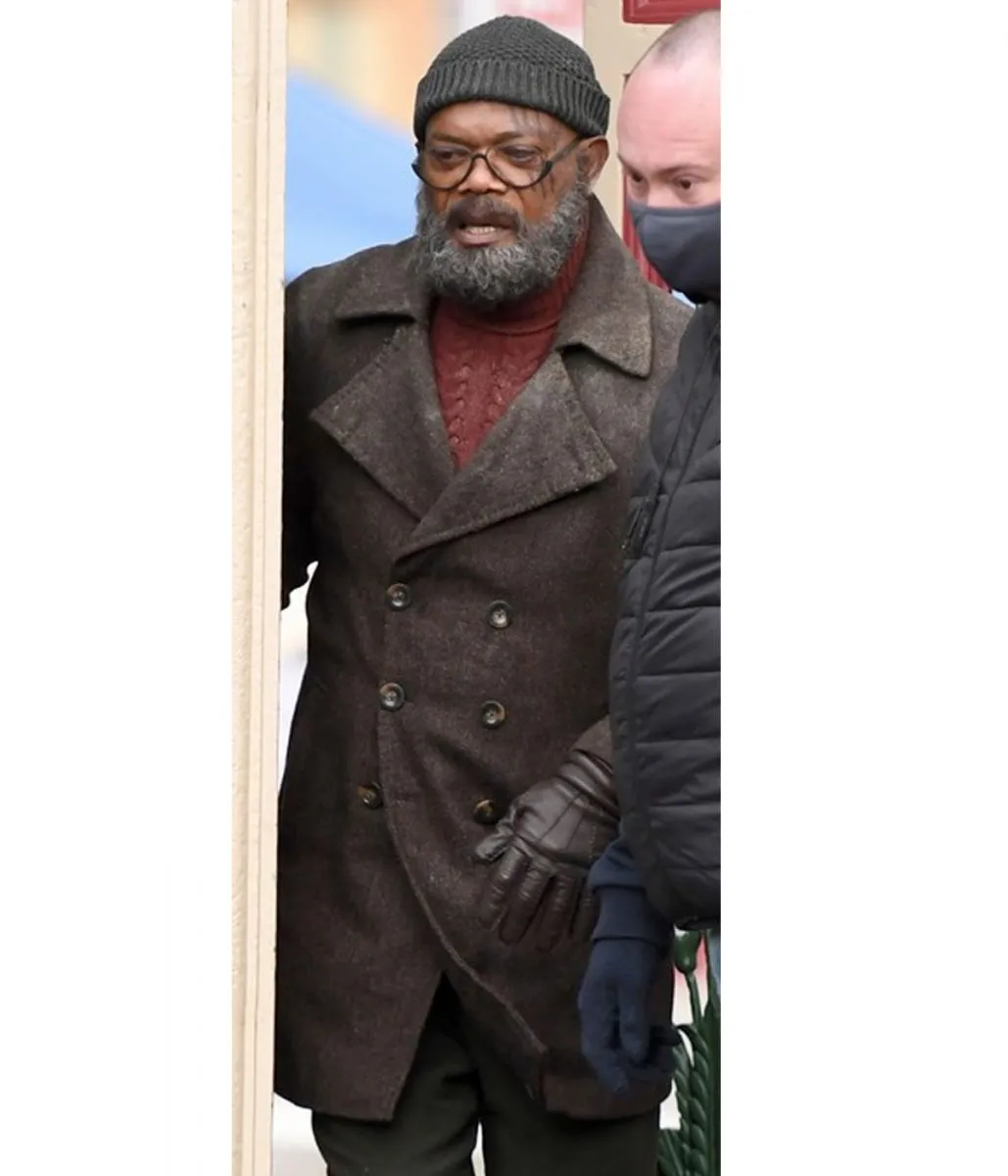 Secret Invasion Samuel L. Jackson Grey Peacoat