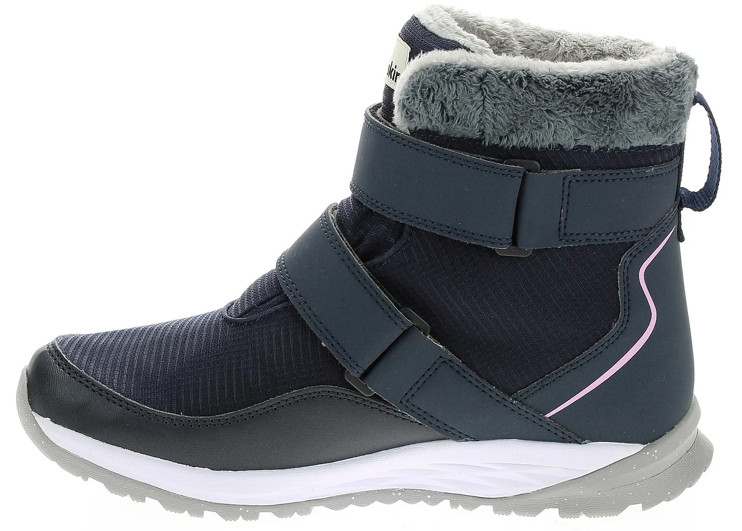 shoes Jack Wolfskin Polar Wolf Texapore Mid VC - Dark Blue/Rose - girl´s