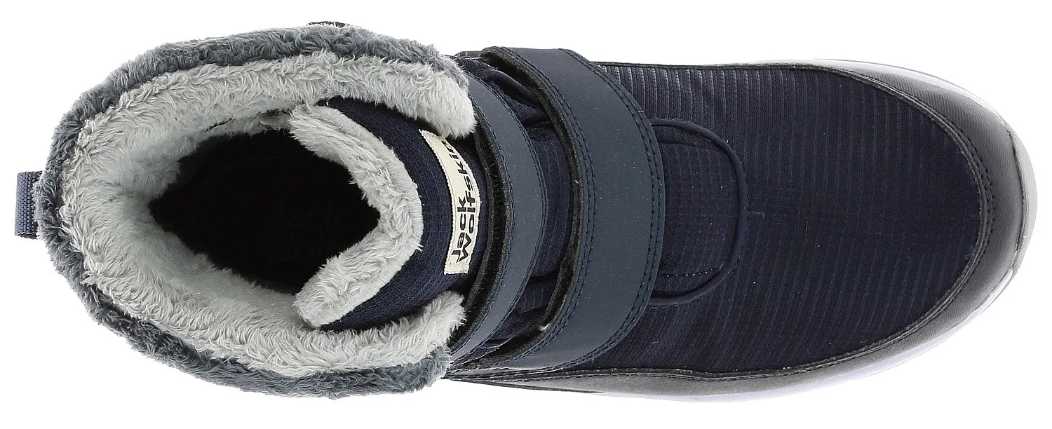 shoes Jack Wolfskin Polar Wolf Texapore Mid VC - Dark Blue/Rose - girl´s