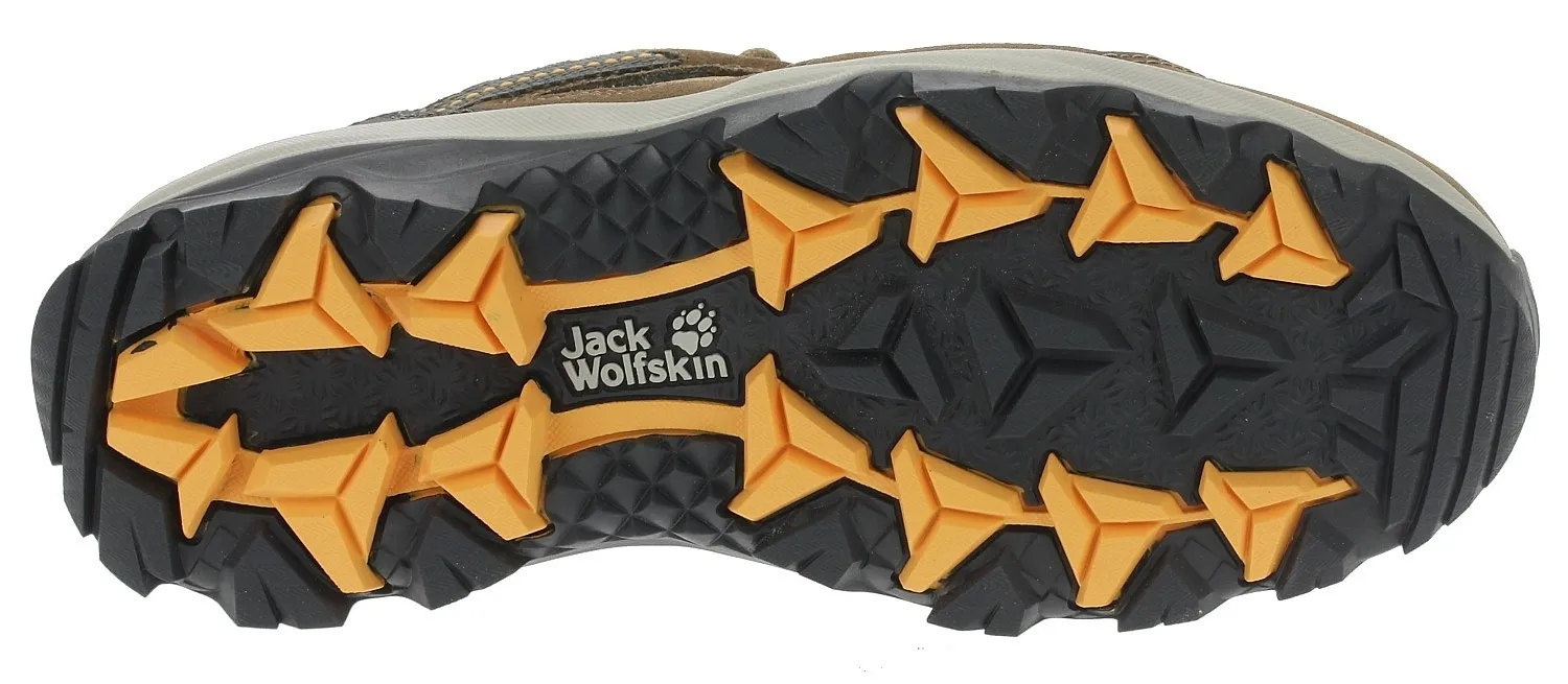 shoes Jack Wolfskin Vojo 3 Texapore Low W - Brown/Apricot - women´s