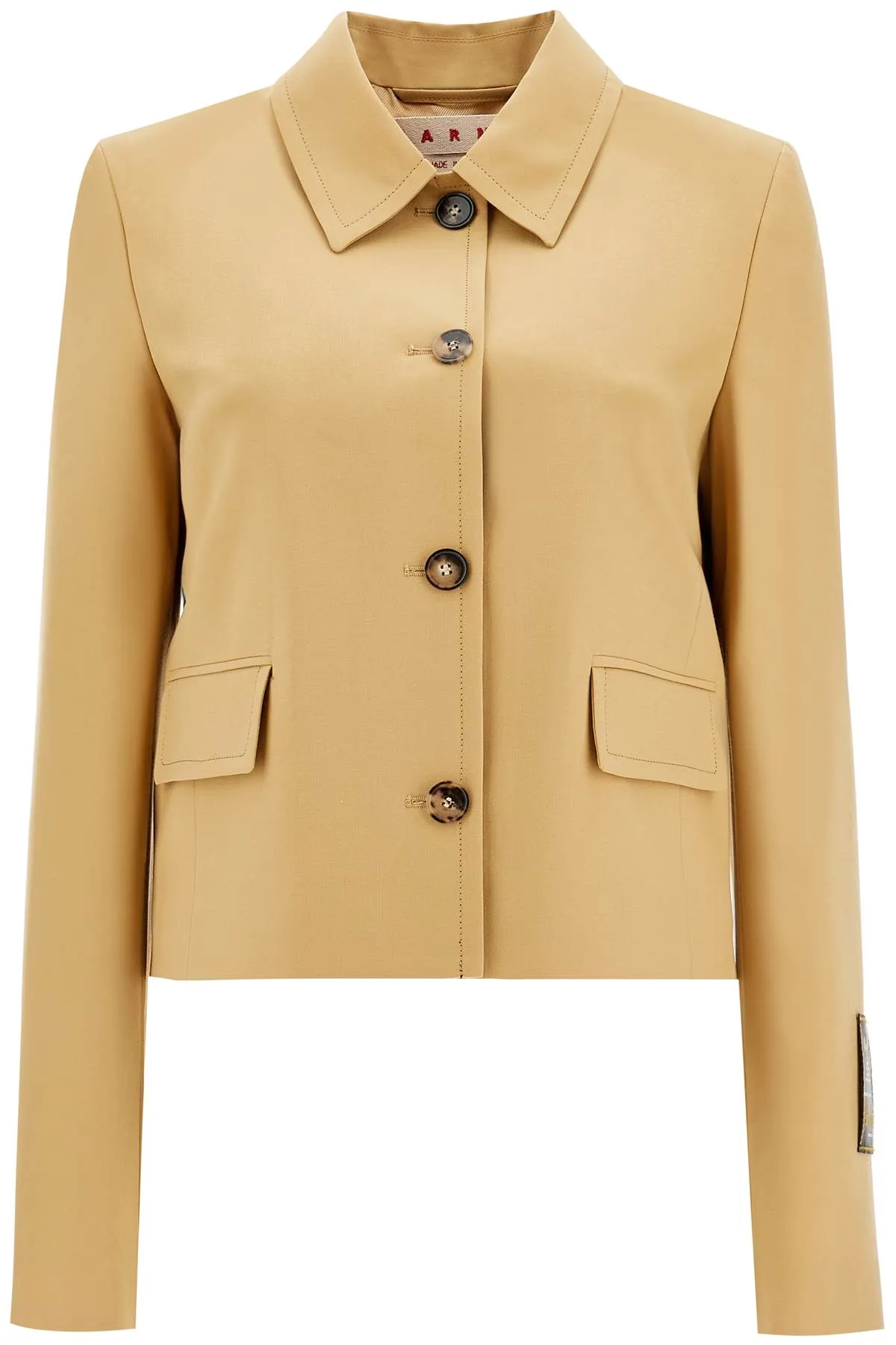 short wool blend jacket